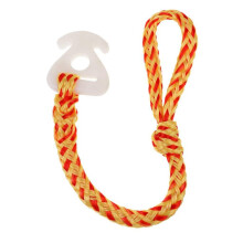 Tow Hose Connector for Boots, Portable Plastic Hose Strap for Canoe Water Sports, Yellow/Red, Durable Replacement Towline