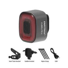 (Cubelite II)Enfitnix Cubelite II Auto Brake Rennrad Rücklicht Smart Sensor Radfahren MTB Rücklicht