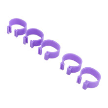 100 Stück Poultry Foot Rings Kunststoffschnalle 20mm für Hühnchen Ente Gans