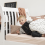 Noa and Nani Astrid Single Kids Sleigh Bed with Pullout Trundle in White 4