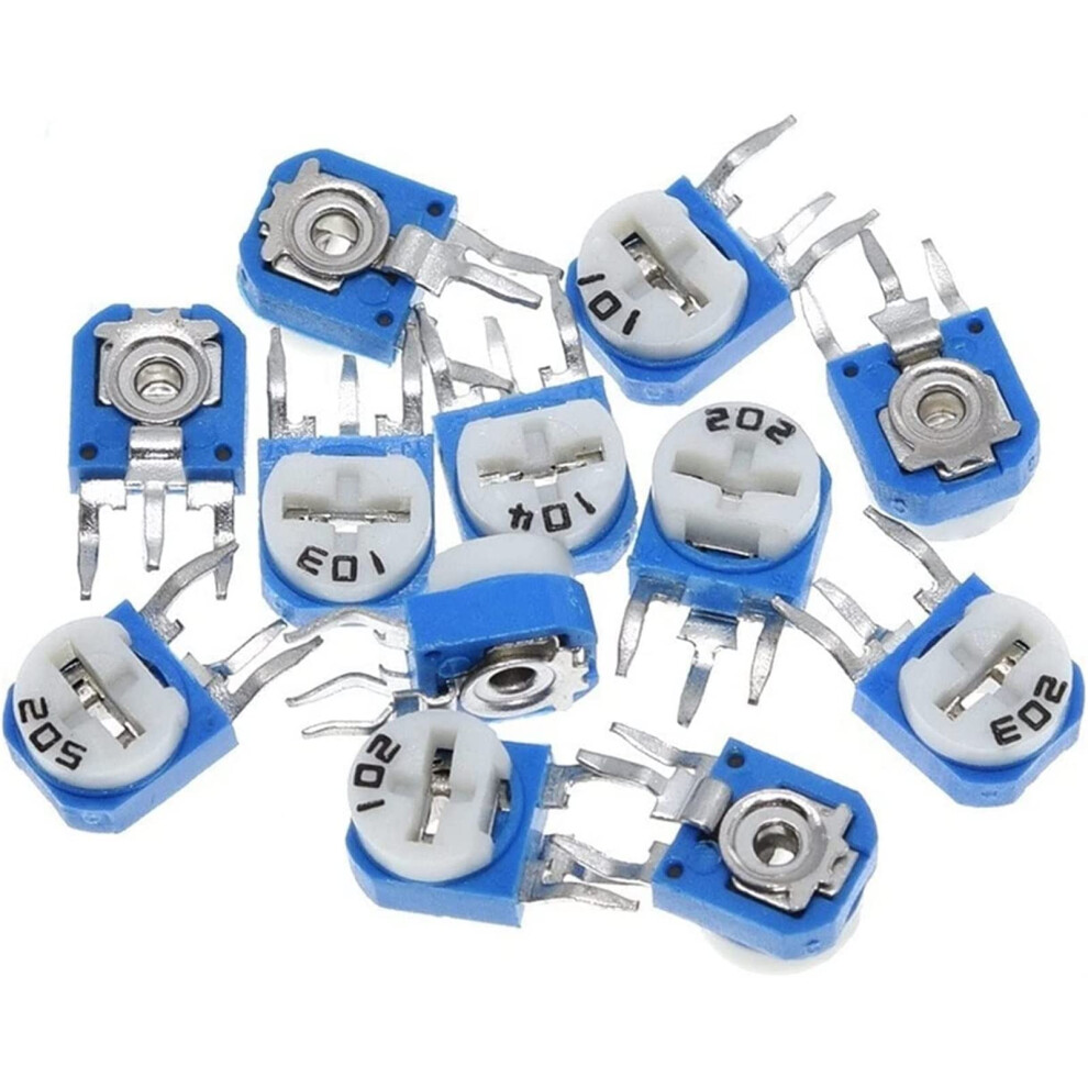 Rm063 Trimmer Potentiometer 10 Pack 100K 200K 500K 1M Ohm Variable Resistor Adjustable Size 6447073957215
