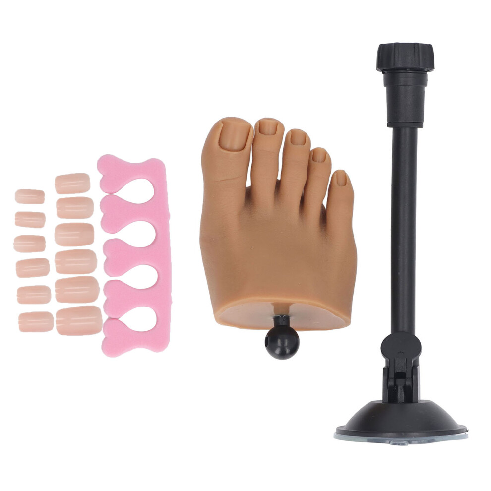 Silicone Nail Art Practice Foot Model Nail Tip