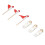 3 Sets Astronaut Toy Miniature Scene Model DIY 6