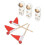 3 Sets Astronaut Toy Miniature Scene Model DIY 3