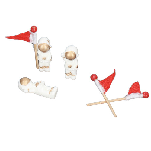 3 Sets Astronaut Toy Miniature Scene Model DIY 1