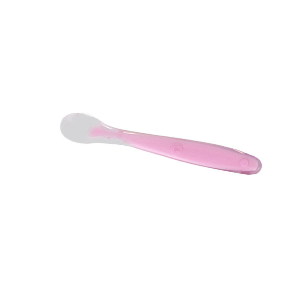 Baby Spoon Infant Feeding Hot Safety Silicone