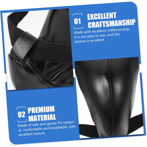 Sports Groin Guard for Martial Arts Boxing Training Men, Comfortable Breathable Crotch Protection, Adjustable Size 2