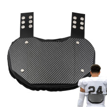 Football Back Protector with Adjustable Nylon Strap, Sports Lower Back Pads for Soccer and Baseball, Imitation Fibre Design