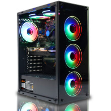 RTX Gaming PC Intel i7 6700 64GB DDR4 1TB SSD 8GB RTX 5060 Ti W11 RGB - Refurbished