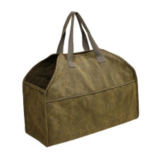 Firewood Storage Bag 16 Ampere, Durable Linen Wood Carrier for Camping, Outdoor Firewood Holder, Large Capacity
