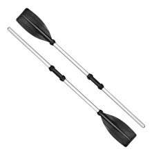 Double Paddle 126 cm Aluminium Adjustable Paddle for Canoe Kayak and Stand Up Paddle Board Lightweight Non-Slip Handle