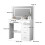 5 Drawers Vanity Makeup Desk with LED Lighted Mirror Dressing Table 8