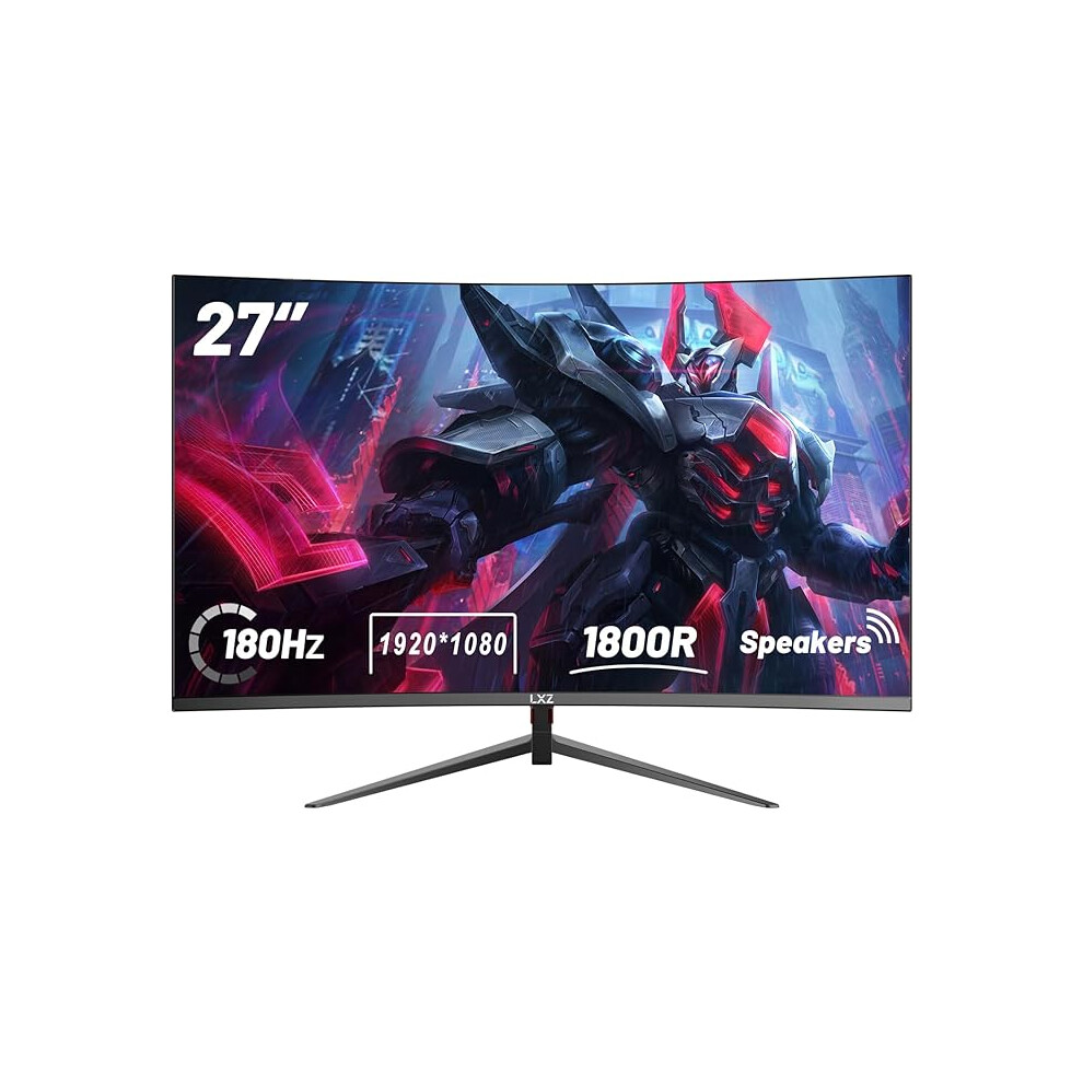 27 Inch Curved Gaming Monitor 180Hz, 1080P, Built-In Speaker, 1234569876854