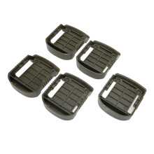 5 piezas de portabaterías 40V Li-Ion rack de ABS negro