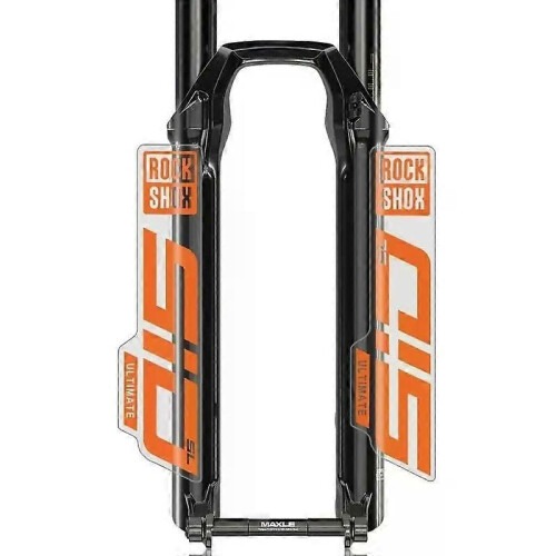 (White)con Front Fork Rockshox SID Sticker Bicycle Decorative Mountain Bike Front Fork Decals Waterproof 2