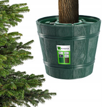 KADAX Großer Weihnachtsbaumständer für einen echten Weihnachtsbaum, Blumentopfbaum, 2,8 m