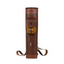 Arrow Quiver Holder for Arrows - Adjustable Leather Quiver with Shoulder Strap, Archery Bag for Bow Accessories