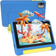 Freeski Kids Tablet 7 inch, Android 13 Tablet for Kids, 8GB RAM+64GB ROM (Expand to 128GB), Parental Control, Kids Software Pre-Installed,