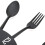 Metal Kitchen Wall Clock Spoon Fork Wall Clock 4
