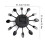 Metal Kitchen Wall Clock Spoon Fork Wall Clock 7