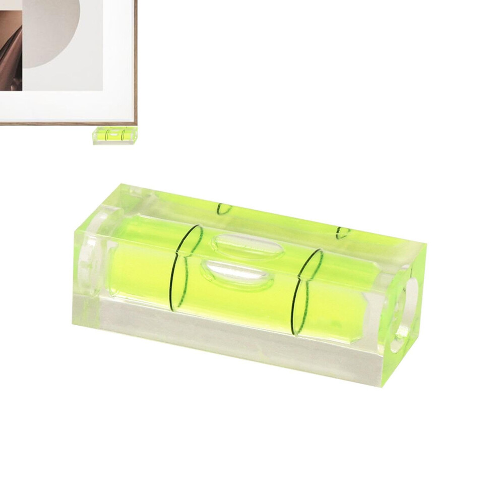 Square Spirit Level | Mini Horizontal Bubble Level Tool | Portable Acrylic Leveler For Furniture Setup And Rv Layout S1540 6447073964725
