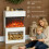 Homcom (White) HOMCOM 1000W/2000W Electric Fire and Mantel with Remote & Timer 8