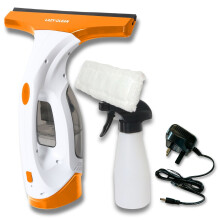 Cordless Lightweight Window Vacuum Cleaner with 30 Min Run Time, 280mm Squeegee, 1.8kPa Suction, for Glass & Condensation