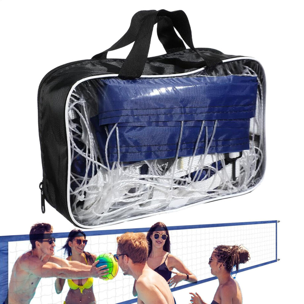 Pool Volleyball Net - Portable Nylon Volleyball Net for Pool - High-Performance Beach & Outdoor Sports Equipment-image-OPC-PJXXCY9-NEW