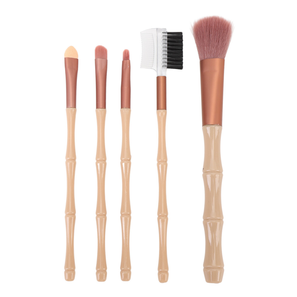 5 Pcs Makeup Brush Set Blush Eye Shadow Lip