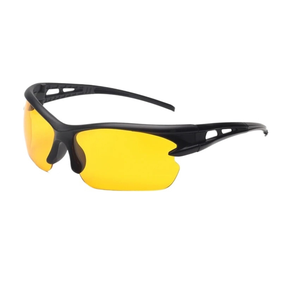 Driving Anti-Glare Sunglasses Goggles Night Vision Eyewear For Drivers And Cyclists, Schwarz Color, Adjustable Fit Yellow 6482260962511