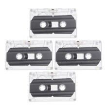 4Stk DIY Leere Kassette Band Grau Aus Stk Für Wand- Und Wohnraumdekor