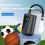 Digital Air Pump with LED Light Wireless Inflator 6