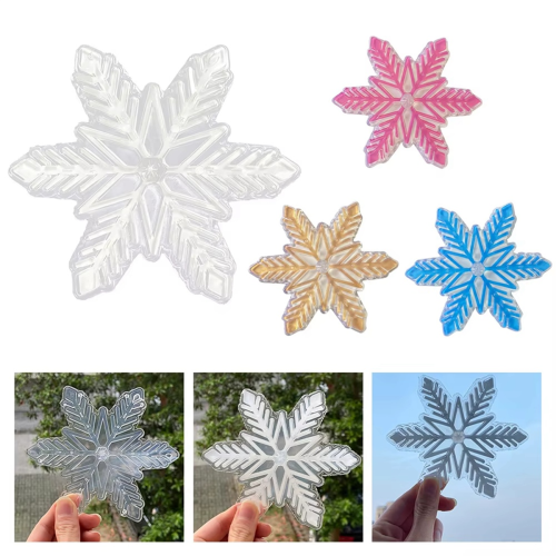 Amleso Snowboard Stomp Pad Snowflake Stomp Pad Non Slip Transparent 3D Bumps Design Snowboard Step Pad For Skiing Outdoor Activities - 13