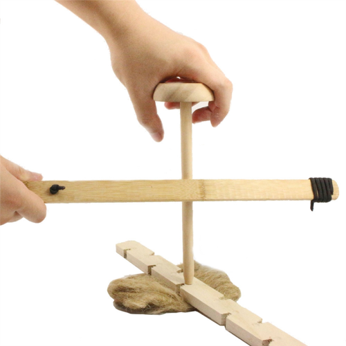 Drilling Wood to Make Fire Upgrade Double Drill Pi 2