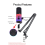Dual Mode XLR/USB Dynamic Microphone with Headphon 11