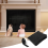 Fireplace Screen Mesh Cover PVC Pet Proof with Hoo 3