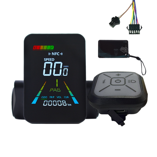 F3 Elektroroller NFC LCD-Display Farbe animiert
