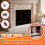 Fireplace Screen Mesh Cover PVC Pet Proof with Hoo 4