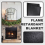 Fireproof Hearth Rugs Flame Retardant Blanket for 8