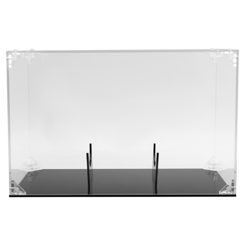 Fußballvitrine Acrylhalter mit Deckel und 1
