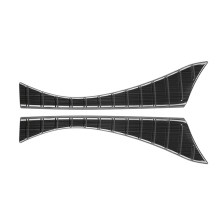 For Alphard 40 Series 2023+ Car Rear Guards Stainl