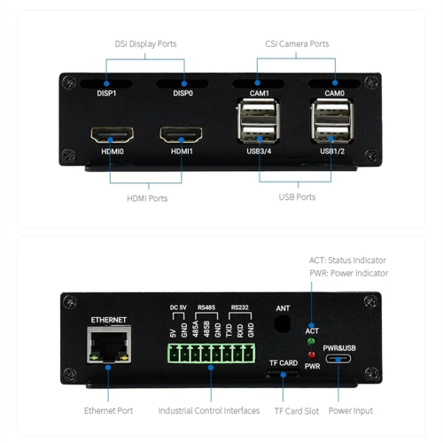 Für Compute Module 4 PoE Mini-Computer (Typ B) Ba 2
