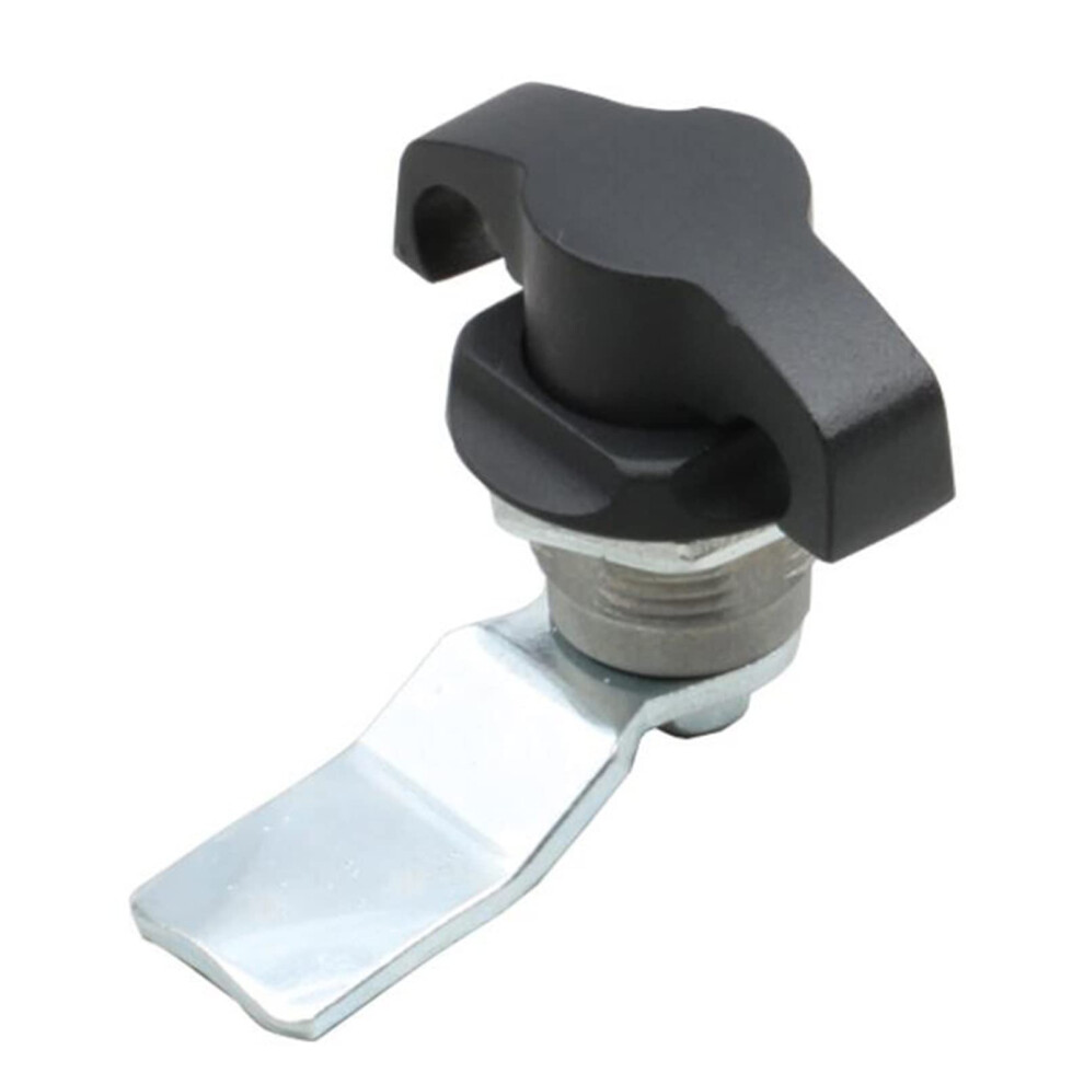 Telescopic Tongue Lock Compression Type 18Mm Black Cylinder Lock For Industrial Electrical Distribution Boxes 6447073967207