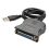 USB to 25 Pinhole Parallel Cable DB25 Interface IE 1