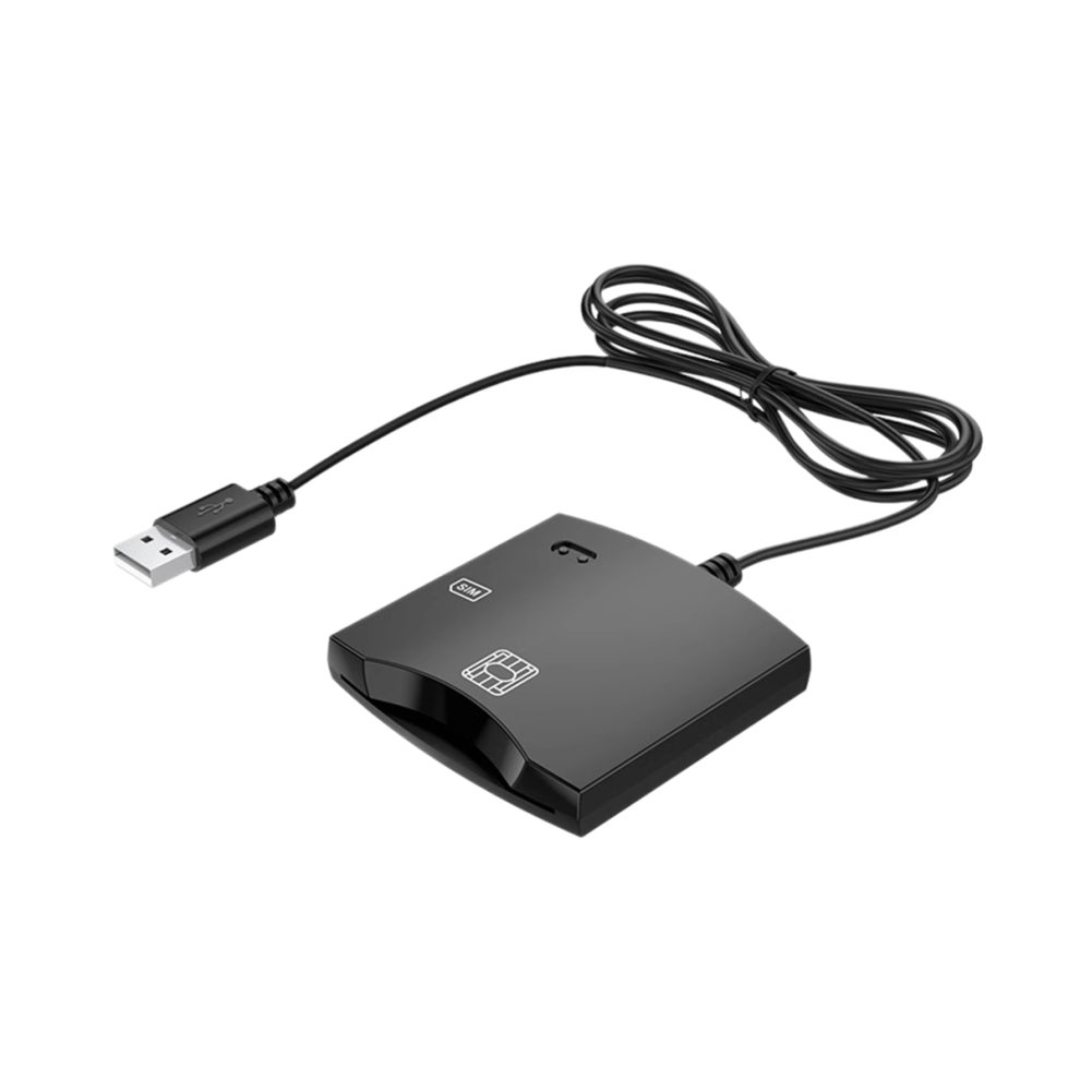 Usb Smart Card Reader Cac Bank Atm Tax Payment Ic 4853205661769
