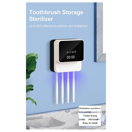 UV Toothbrush Sterilizer Electric Holder Wireless 2