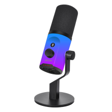 USB/XLR RGB Desktop Dynamic Microphone for Podcast