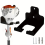 Wall Mounted Garden Tool Organizer Power Hanger fo 8
