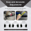 Wheel Alignment Tool Kit 2Pcs, Heavy Duty Toe Plat 5