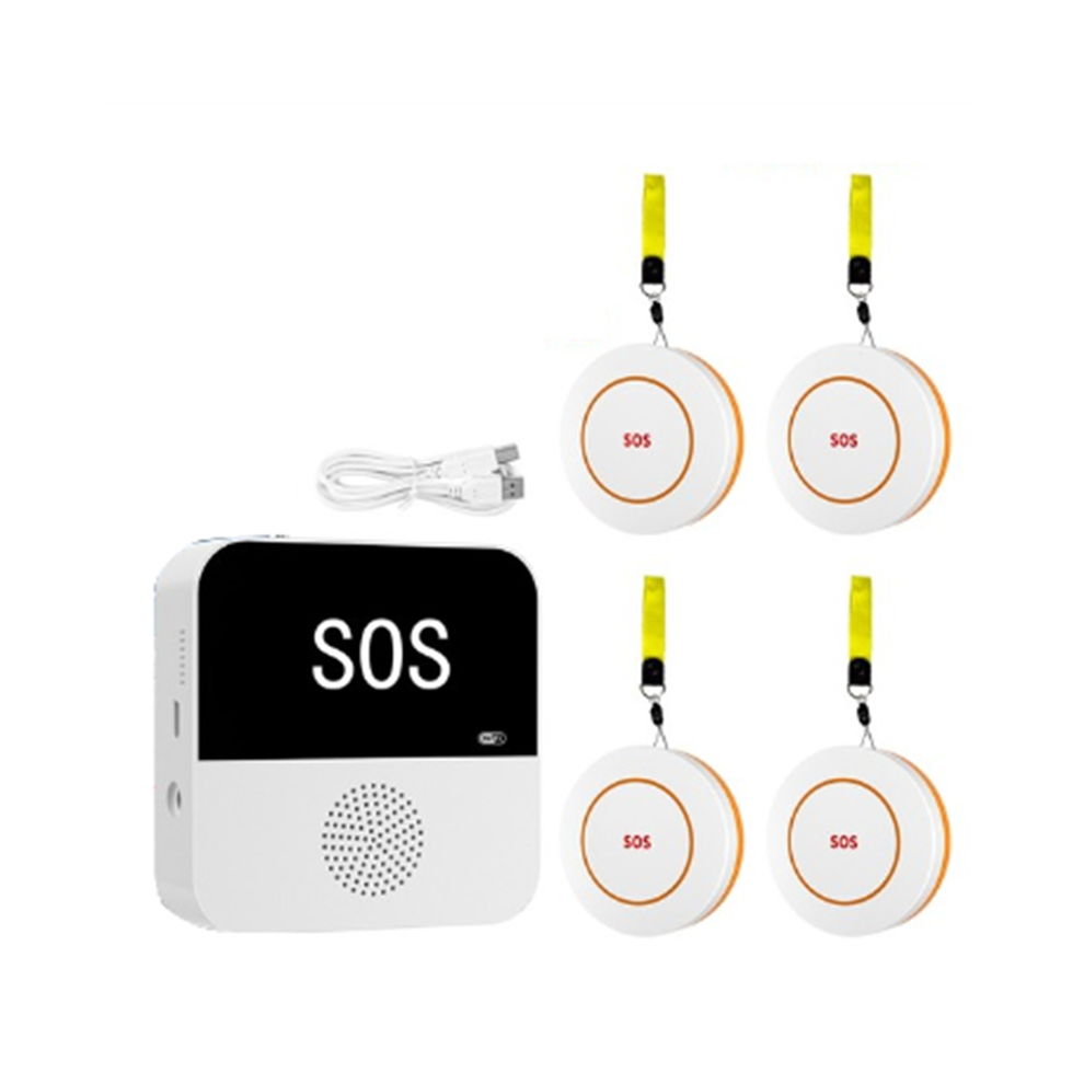 Semoic Wireless Wifi Elderly Caregiver Pager Sos Call But